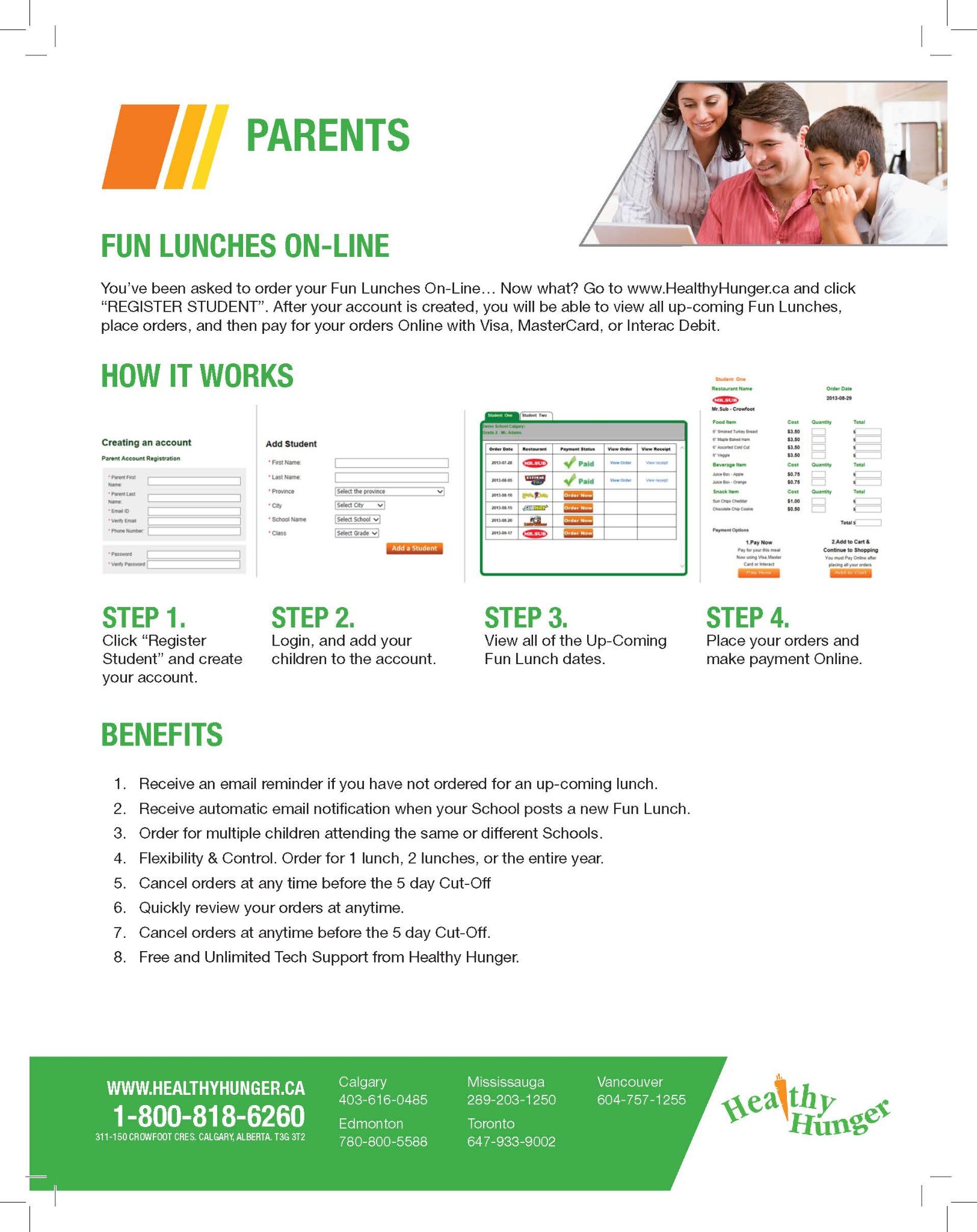 healthy hunger instructions